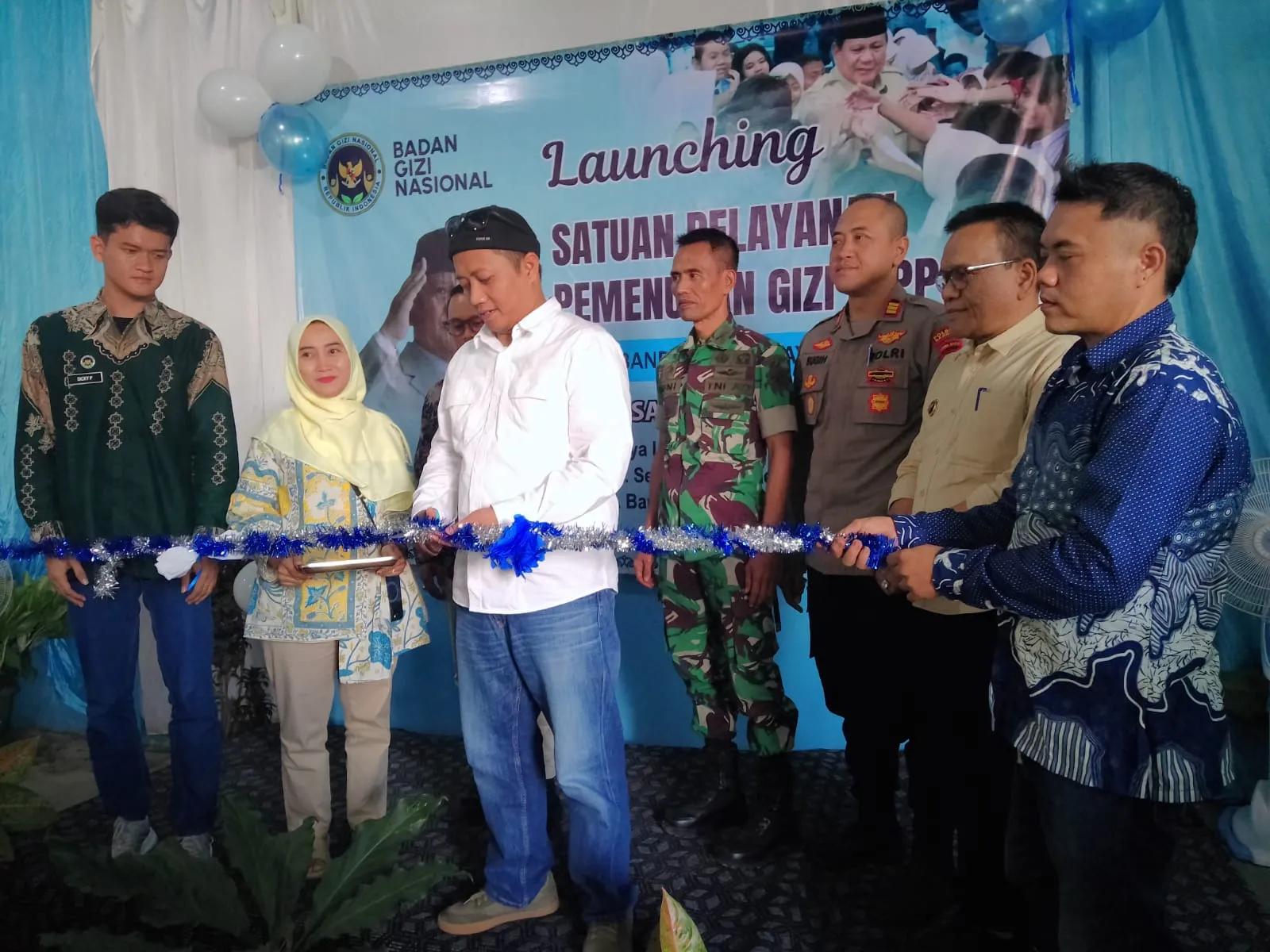Launching SPPG Serangmekar 02 Yayasan Qiana Alifya Sholehah di Kecamatan Ciparay