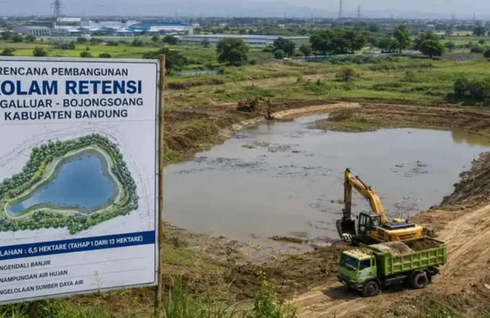 Kades Tegalluar Sebut 6,5 Hektare Lahan Sudah Disiapkan untuk Kolam Retensi