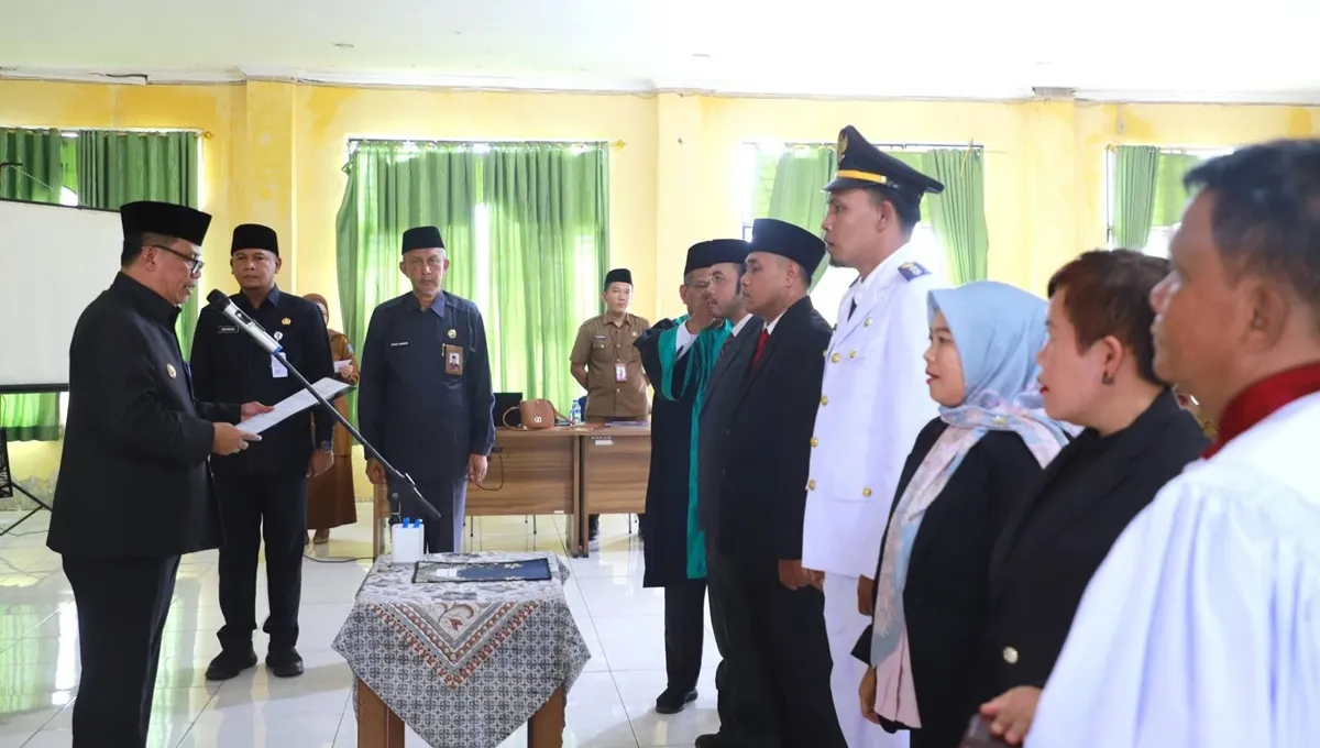 Penguatan Birokrasi Tanjab Barat: Wabup Katamso Lantik Pejabat Manajerial Baru