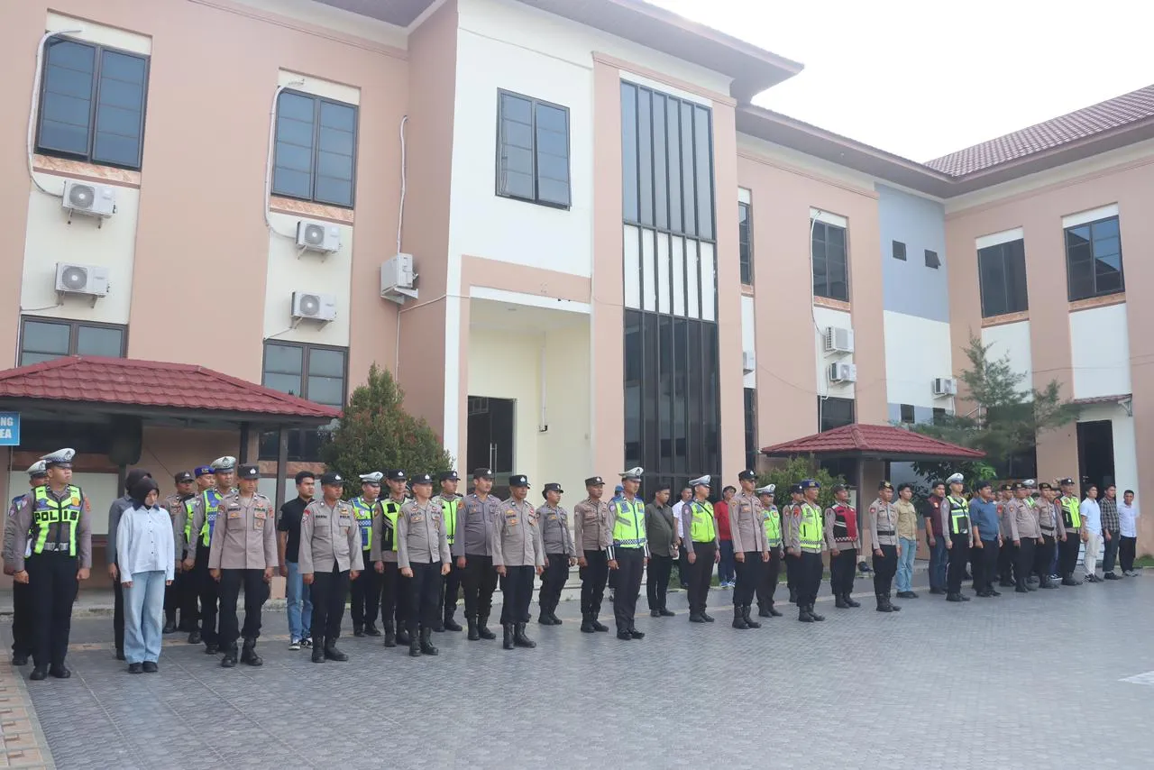 Jelang Malam Takbir, Polres Tanjab Barat Kerahkan Pengamanan Maksimal!